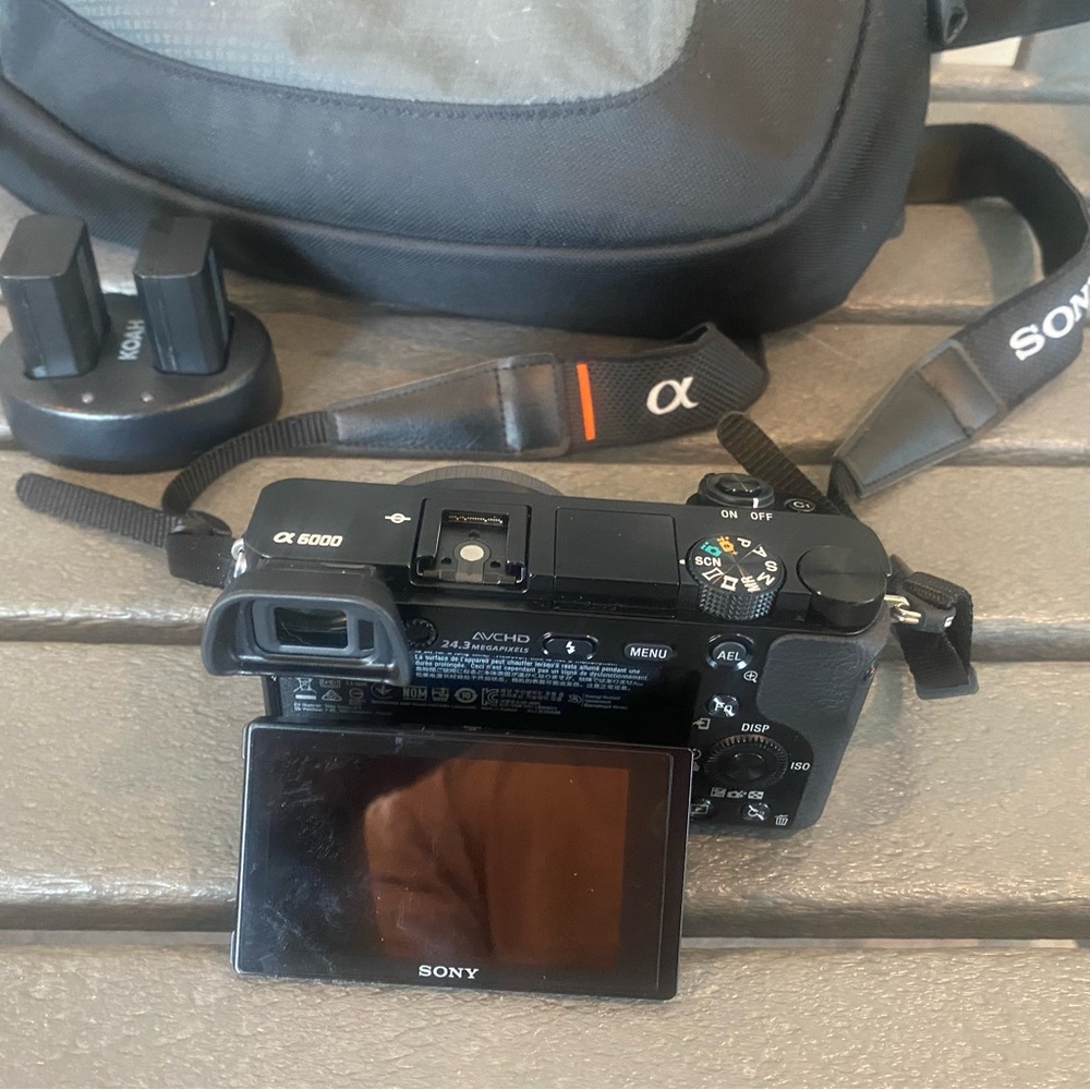 Sony a6000 camera 24.3 Megapixel Mirrorless Digital Camera